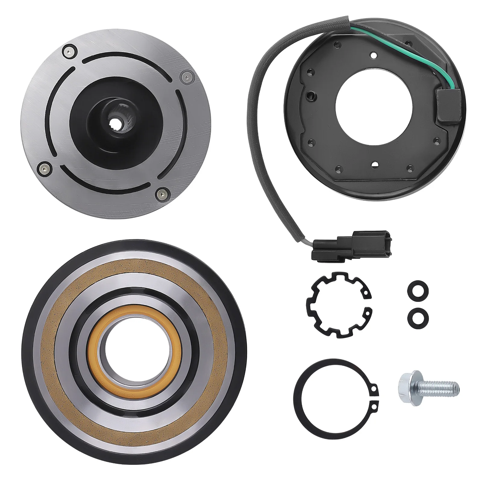 

AC Compressor Clutch Kit For Ford Police 3.5 Liter 2013-20157 SBH17C Front