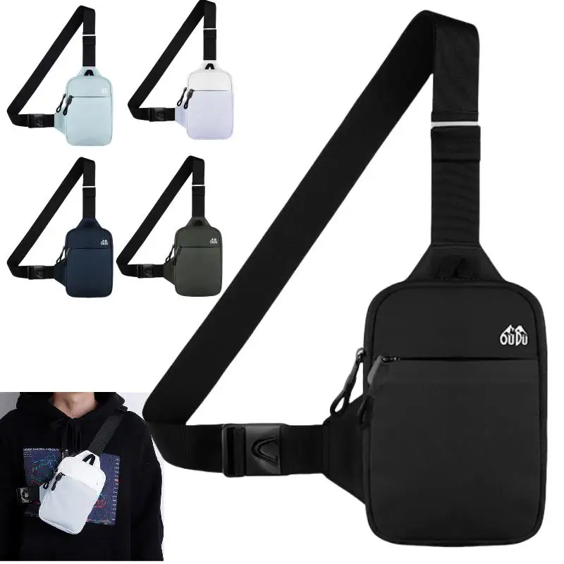 

Мужская повседневная сумка через плечо из нейлона, водонепроницаемая, для активного отдыха, бега, велоспорта, поясная сумка, вместительная дорожная сумка для телефона