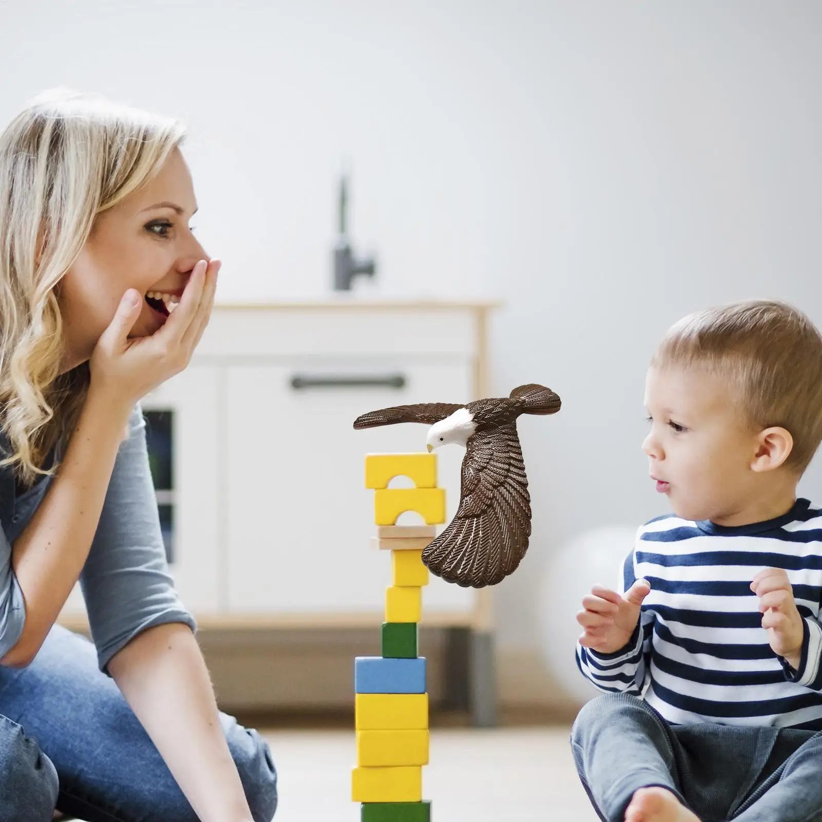 Balancing Eagle Bird Toy, Physics Gravity Science Desk Decor, Anti-Stress Finger Balance Game, Educational Gift for Kids Adults