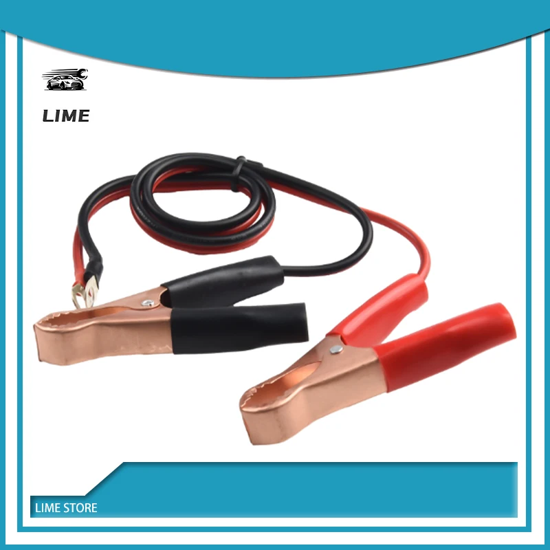 2 Pieces Car 50AMP Battery Inverter Wire Power Transfer Cable Clip Powers 12 And 24 Devices Plastic And Copper Cables