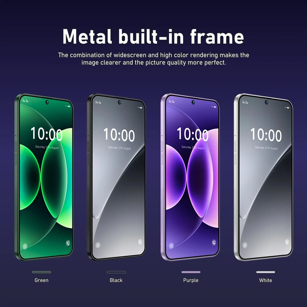 CHOTOG New Cell Phone 17 Pro Max Mobile Phones Android 5G 7.3 HD Smartphone 22GB 2TB 7800mAh Octa Core Unlock Dual SIM 16+48MP Camera