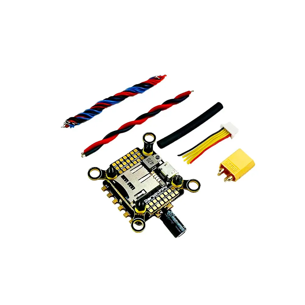 New DarwinFPV 3-4S F411 FC 4 IN 1 30A ESC Stack for FPV Drone High Performance Accessories Built-in Barometer/SD Card Slot