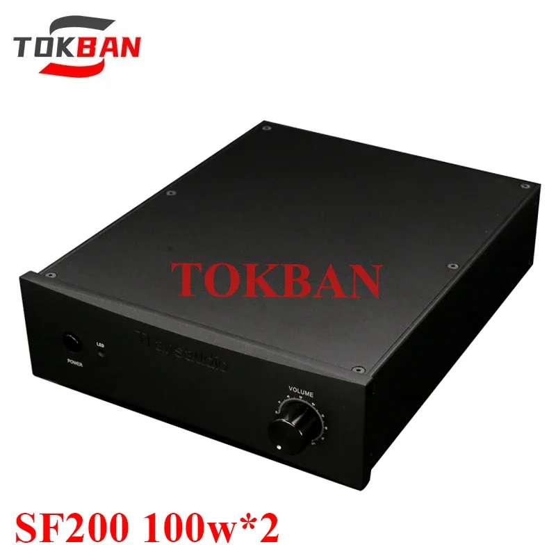 Tokban SF200 Power Amplifier 100w*2 High Power Field Tube Input Ultra Low Distortion Low Noise HIFI Amplifier Audio