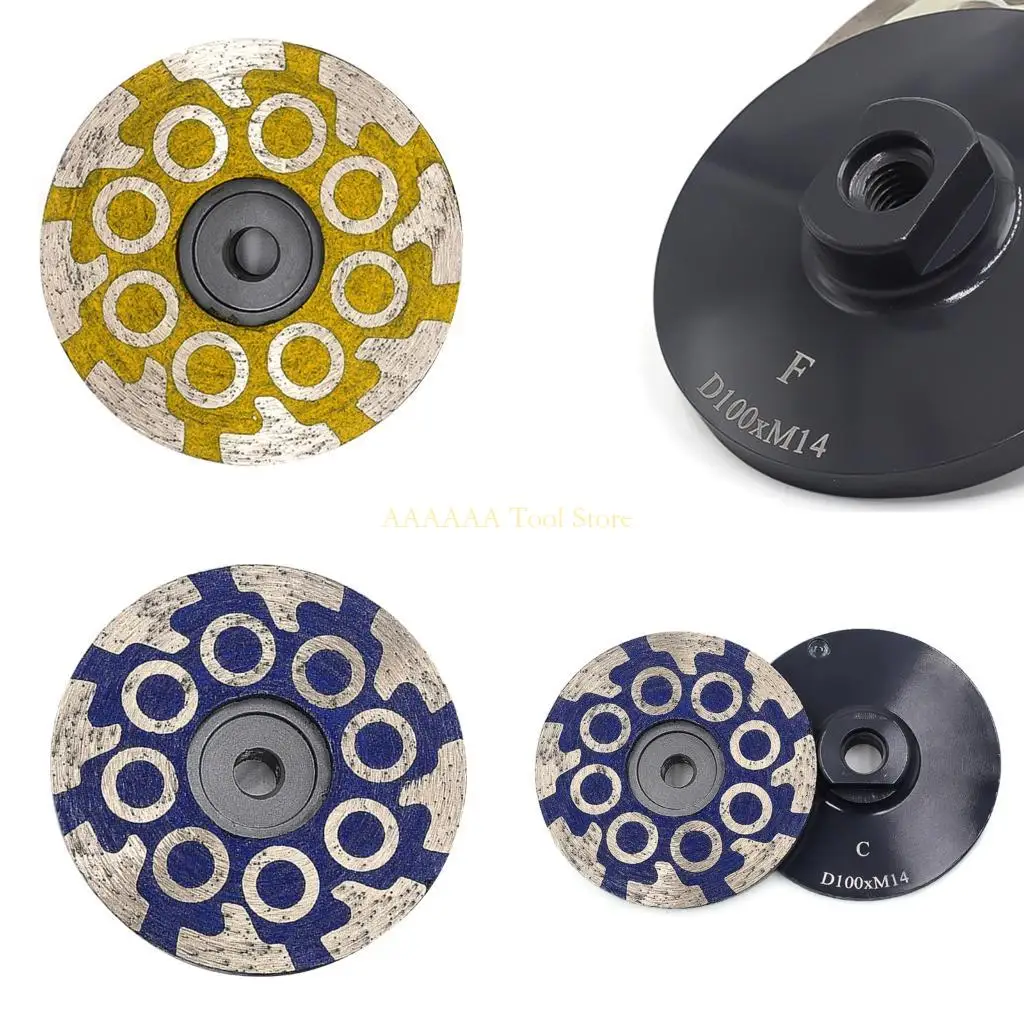 

A2BE 4inch 100mm Metal Resin Filled Cup Wheel for Finishing Stone Tiles