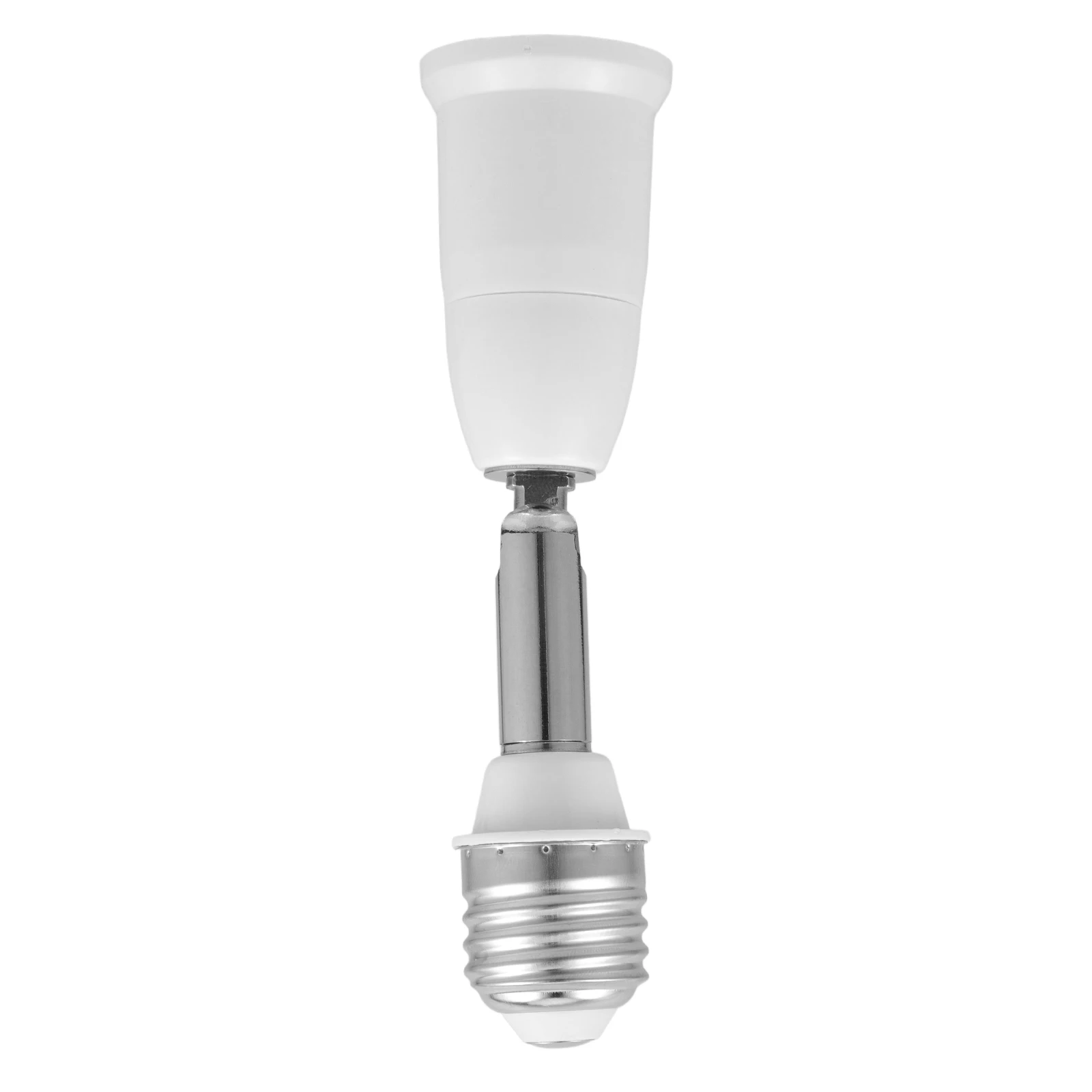 

2pcs Light Bulb Socket Extender Flexible Adapter 180° Bending 360° Rotatable Adjustable Angle Motion Sensor for Kitchen