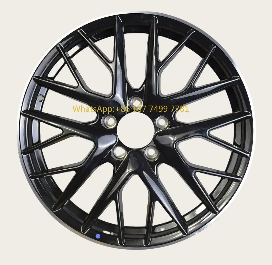 

Заводские горячие продажи 6061 Кованые автомобильные диски 20-дюймовые передние и задние колеса PCD5x130 Черный обработанный край Высококачественные легкосплавные диски