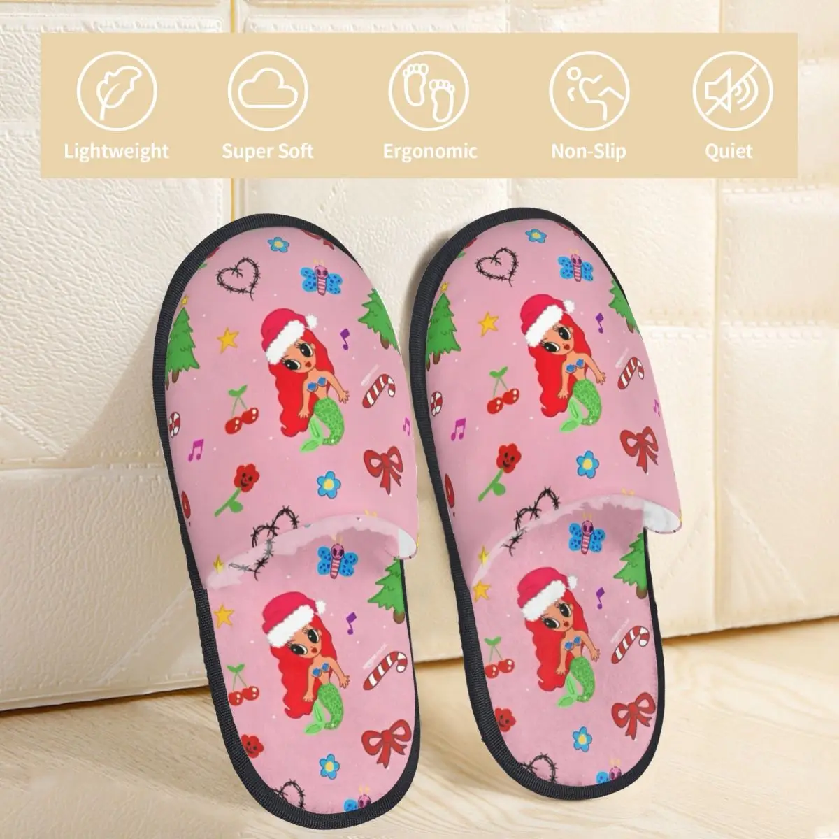 Singer Karol G Home Cotton Slippers Indoor Reggaeton Urban Pop Music Cozy Memory Foam Slides Anti Slip