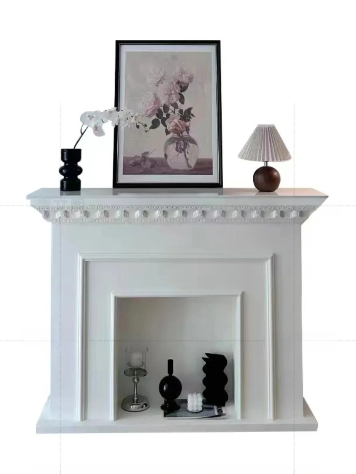 

Американский новый резная голова тигра, камин из цельного дерева, вход в гостиную, роскошный шкаф для хранения сувениров