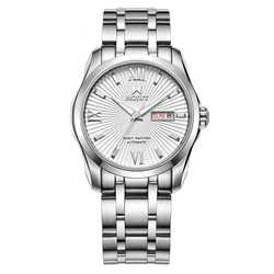 HOJUT 3042 Relogios Masculino 42mm Business Casual Watch 5BAR Waterproof Men's Mechanical Military Style Watch MIYOTA 8205