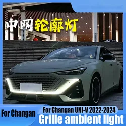 For Changan UNI-V 2022 2023 2024 Grille atmosphere light grille decorative light strip personalized exterior decorative strip