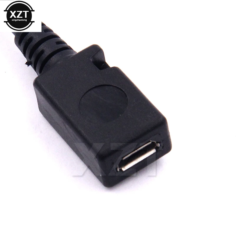1pcs Micro USB Male To Female phone Extension Cable Cord Computer USB Charging Cable Adapter