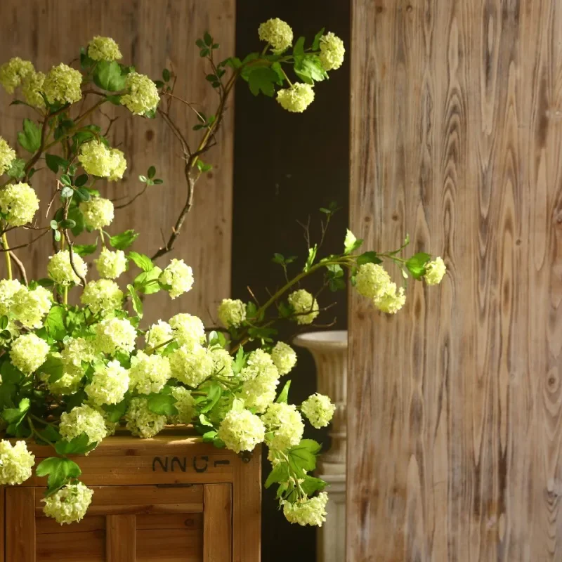 Advanced simulation silk embroidery ball, simulation flower, home, living room, office, desktop decoration, fake flowerS