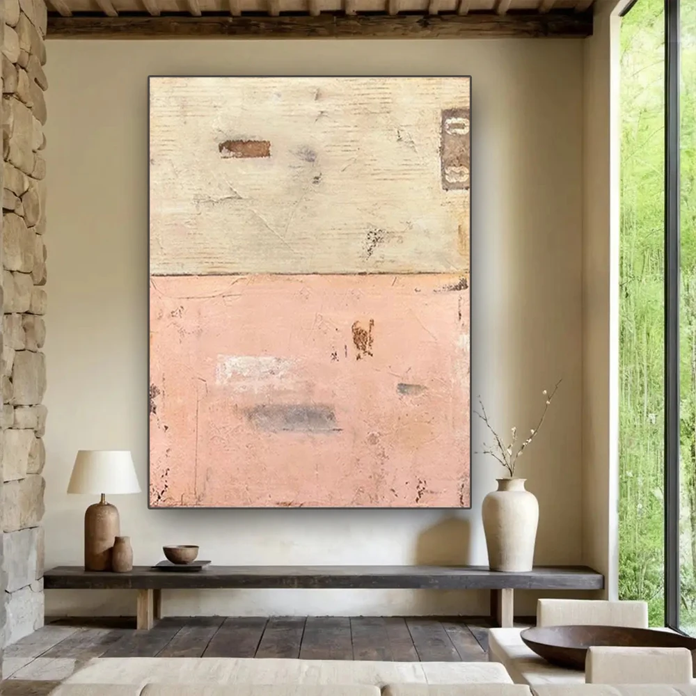 

Avmolev Gold Leaf Poster Art Hand-Painted Modern Abstract Oil Paintings On Canvas Living Wall Artist Home Decor Picture Panel