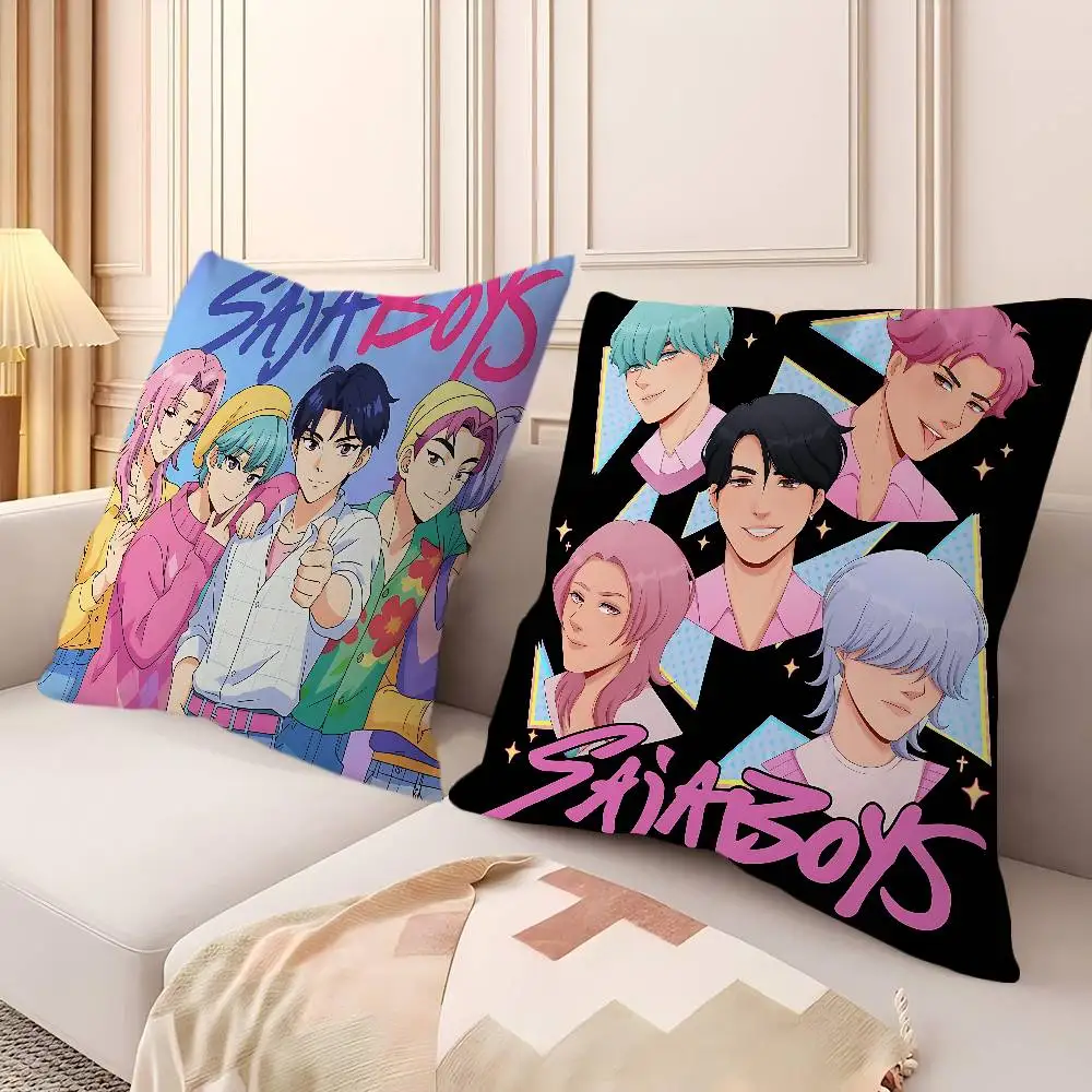 

Idol The Saja Boys Pillow Cover Design Cushion Cover Decor Holiday Decorati