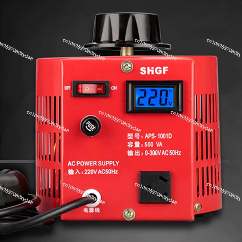 APS-500W 0.5 KW 220V Variac Variable Voltage Regulator Single-Phase Adjustable 0-300V AC Regulating Power Supply