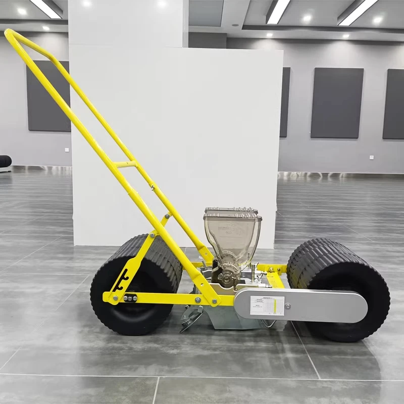 Hand-Pushed 2-6-Row Agricultural Vegetable Seeder with Nylon Seeding Wheels, Adjustable Plant Spacing, Precision See(Customized)
