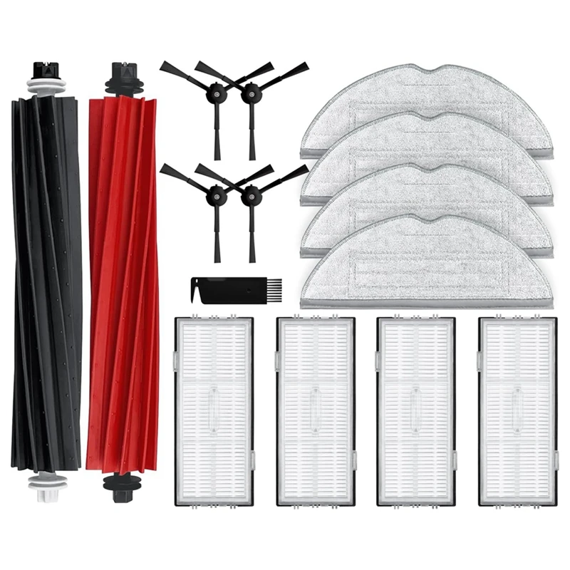 

Replacement Compatible For Roborock S8 / S8+ / S8 Plus Robot Vacuum Cleaner, Double Roller Brush