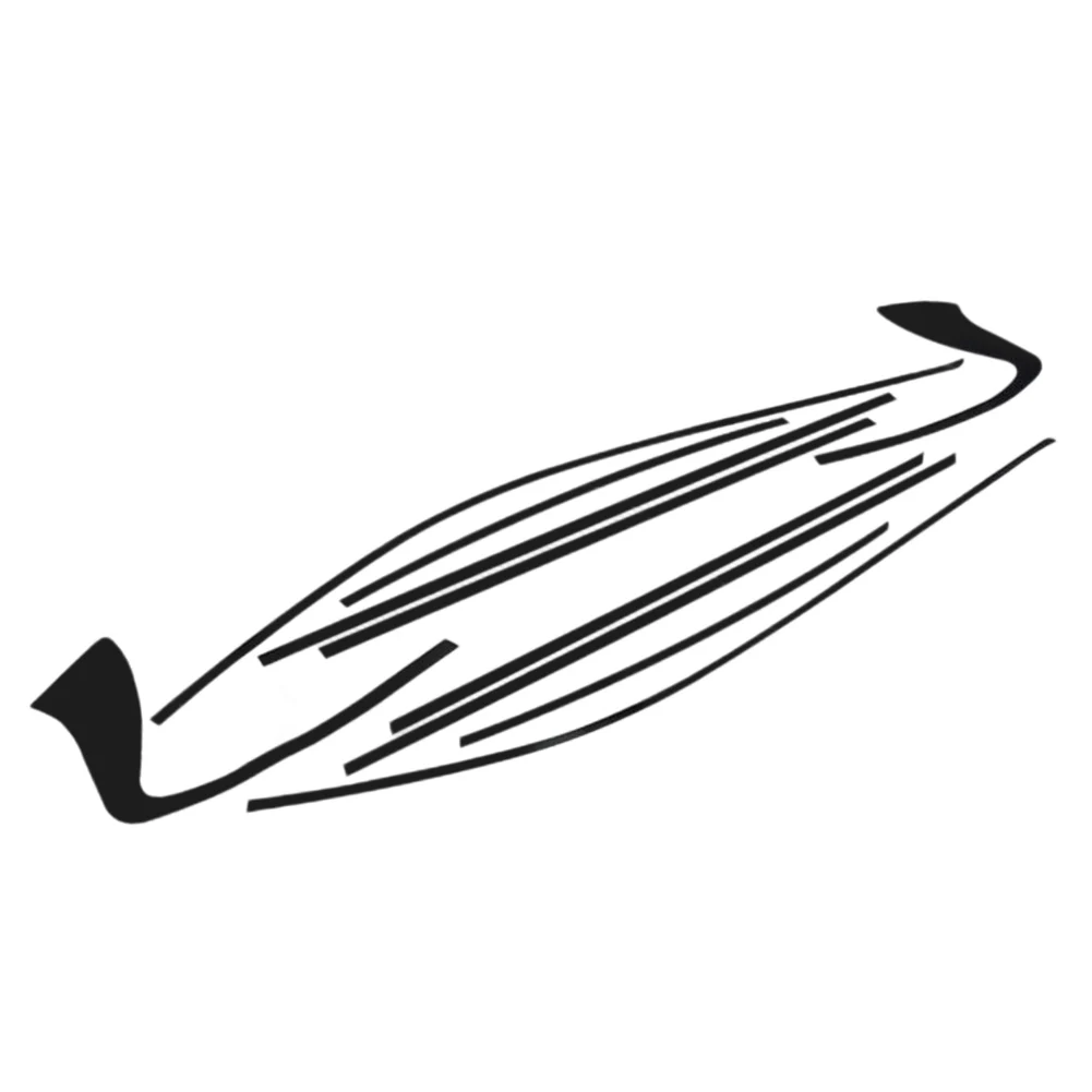 ملصقات نافذة حذف كروم من الفينيل لسيارة إنفينيتي Q50 Q50S 2014 إلى 2024 حماية النافذة الجانبية ومقاومة للخدش