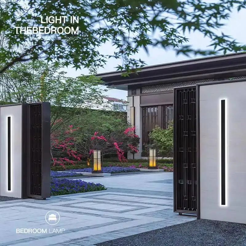 

Indoor And Outdoor Led Wall Lamp For Bedroom Living Room Bathroom Hotel Patio Wall Gate Decoration Applique Murale Intérieure