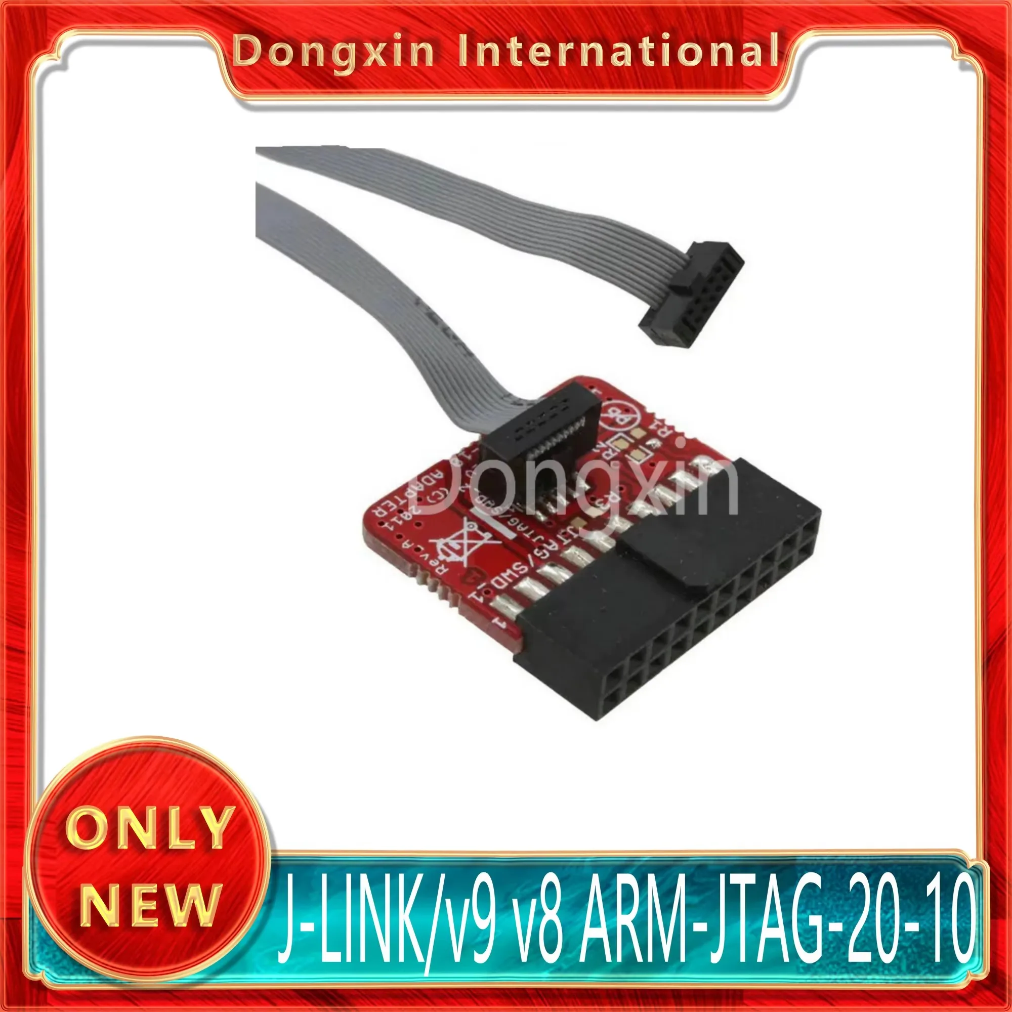 Плата адаптера J-LINK/v9 v8 ARM-JTAG-20-10 2,54 мм PIN 0,1 1,27 мм jlink