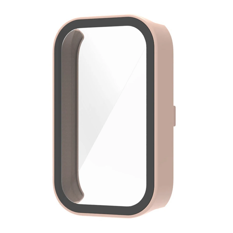 Harde PC-hoesje gehard glas scherm beschermer voor Xiaomi Mi Band 9 Active Smartwatch band bumper shell voor Redmi Band 3 hoesje