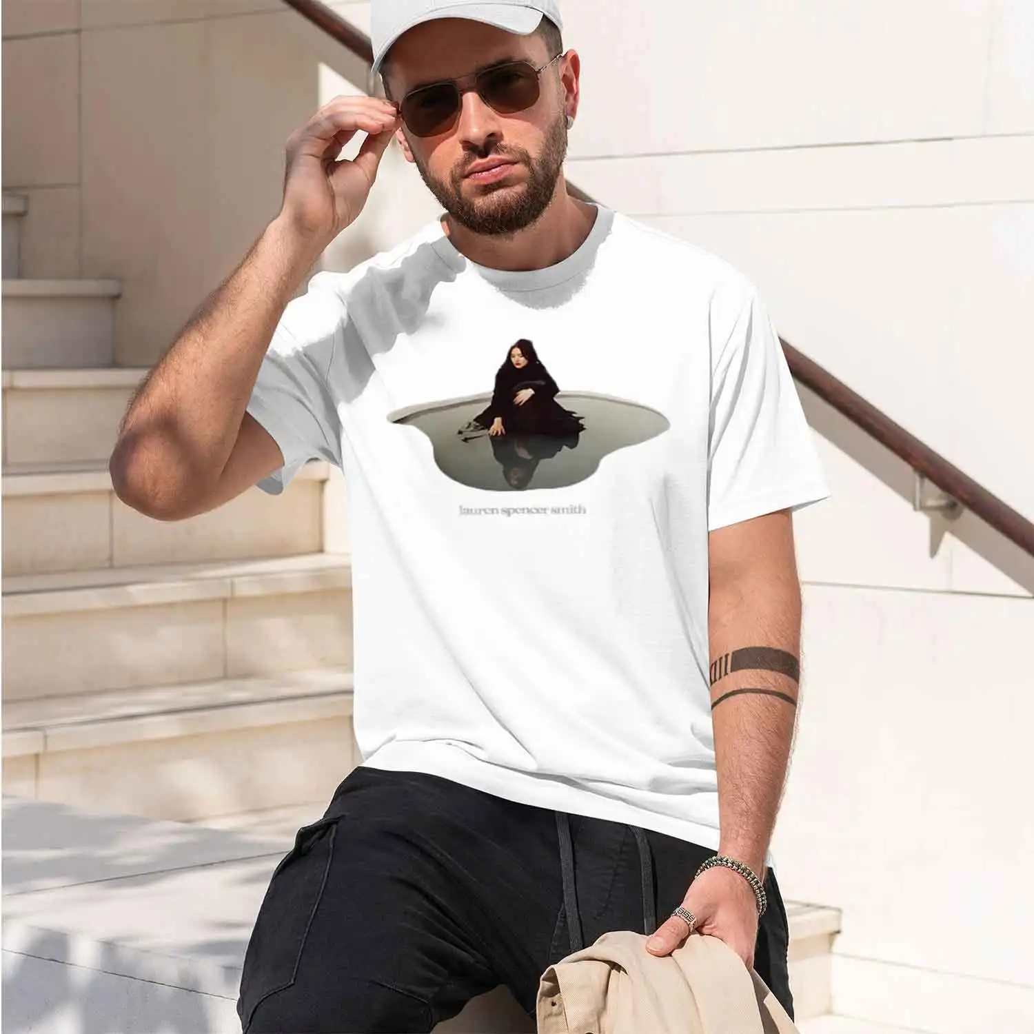2026 New Model Mirror SPENCER SMITH T-shirt Cotton Loose Unisex Streetwear Printing Fashion Female T Shirt Casual Graphic Tshirt