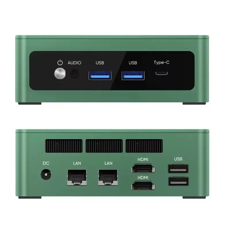 New Cheap Gaming Mini PC TOPC AMD Ryzen 9 8945HS R7 8845HS USB4.0 Dual LAN 2xDDR5 PCIe4.0 Windows 11 Pocket Mini Computer WiFi6E