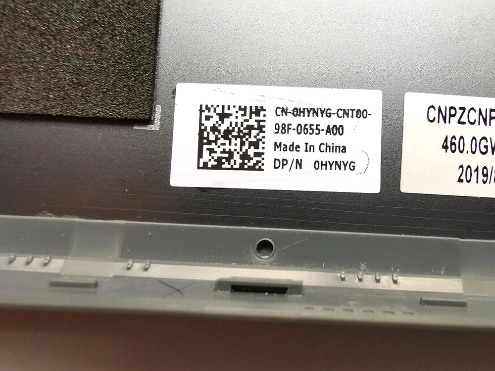 Imagem -03 - Tampa Superior do Lcd do Portátil para Dell Dell Inspiron 13 5390 5391 Hynyg Hynyg 460.0gw0f.0001 Tampa Traseira Azul Novo
