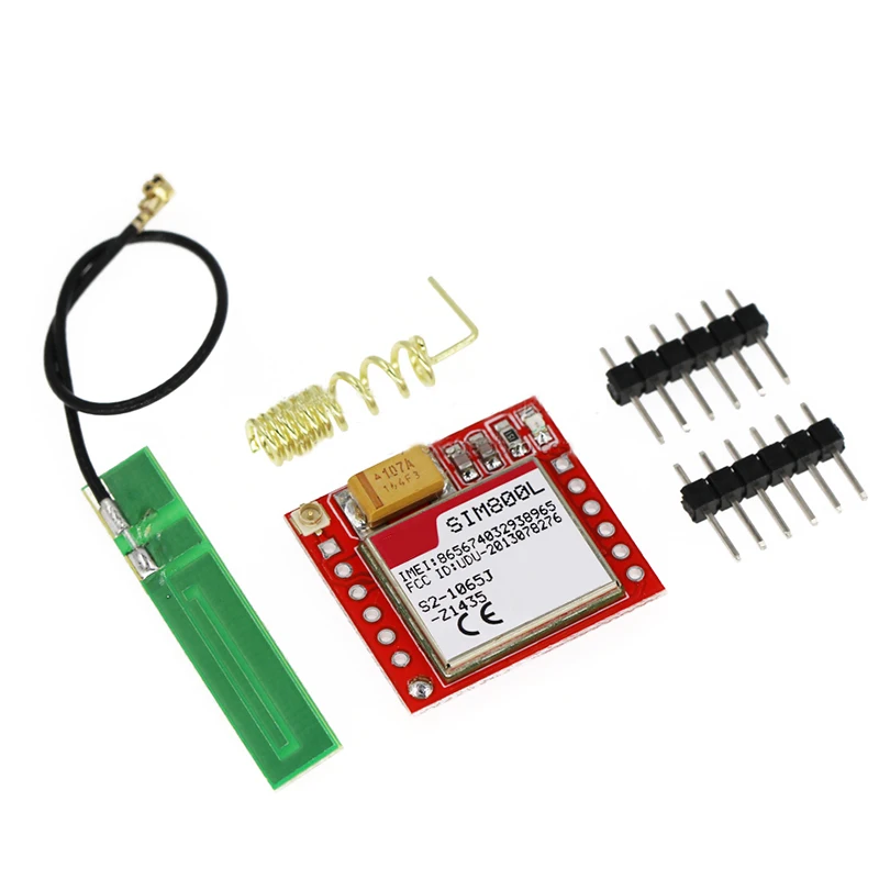 Sim800l Gprs Gsm Module Micro Sim Kaart Core Quad-Band Ttl Seriële Poort Antenne Pcb Draadloze Wifi Board Voor Arduino Smart Phone