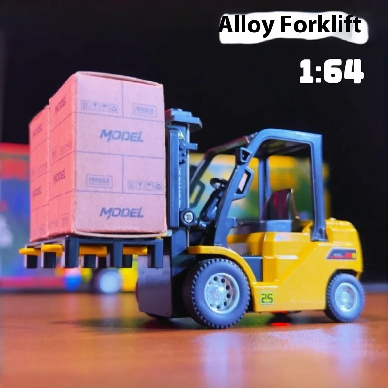 1:64 نسبة كاملة سبيكة التحكم عن بعد رافعة شوكية مع البليت 2.4 جرام لعبة ممتعة لعبة سطح المكتب الصغيرة هدية عيد ميلاد للأطفال
