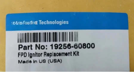 

For Agilent 19256-60800 FPD Igniter Replacement Package 19256-60800 FPD Ignitor Replacement Kit 1 Piece