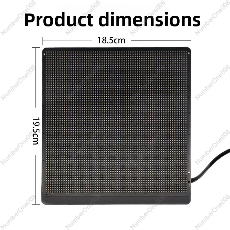 

Ultra-thin Backpack LED Display Bluetooth Smart Full-color 64x64 APP Operation