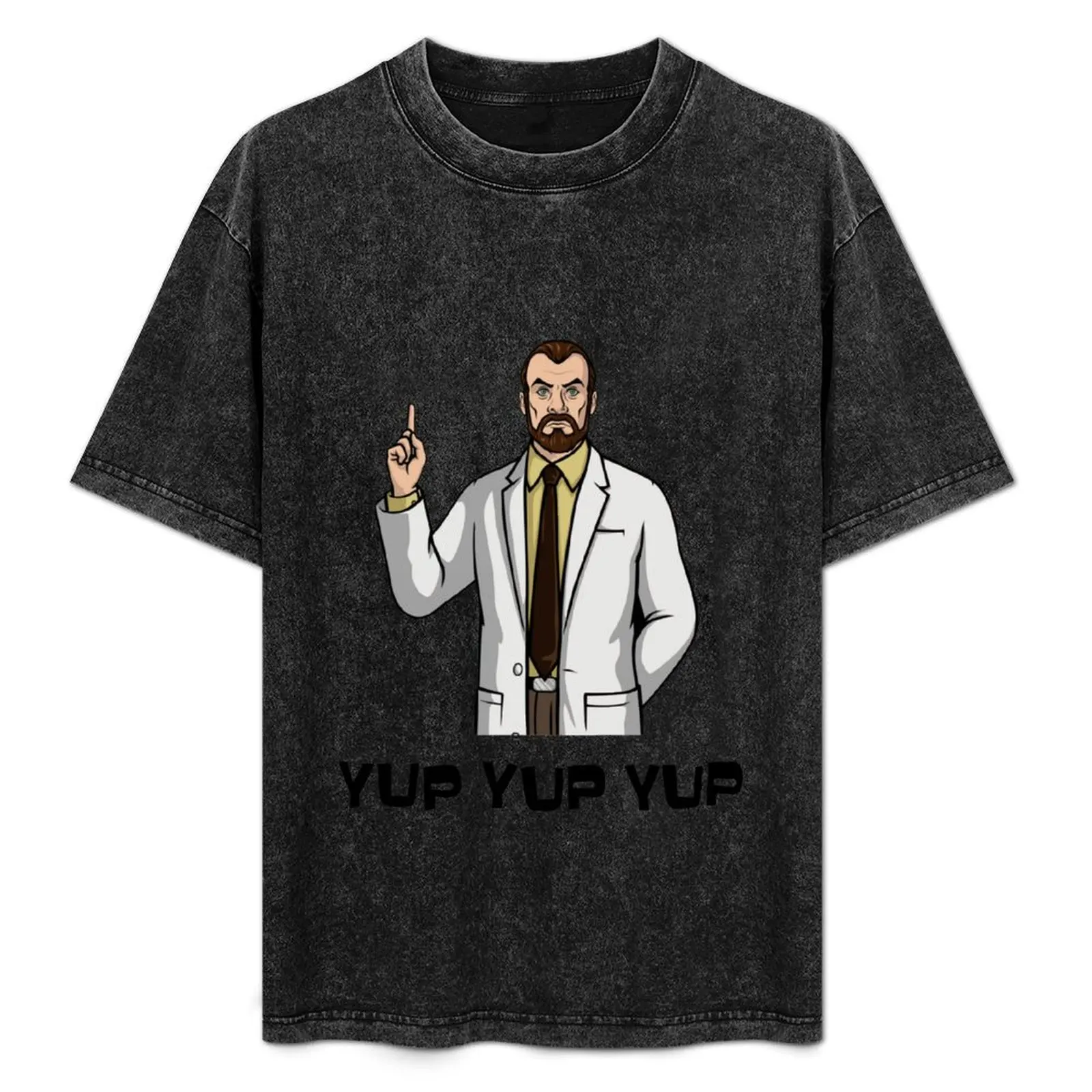 

Dr. Krieger from Archer Holding His Finger Up T-Shirt Big Size Loose Fit Tee Shirt