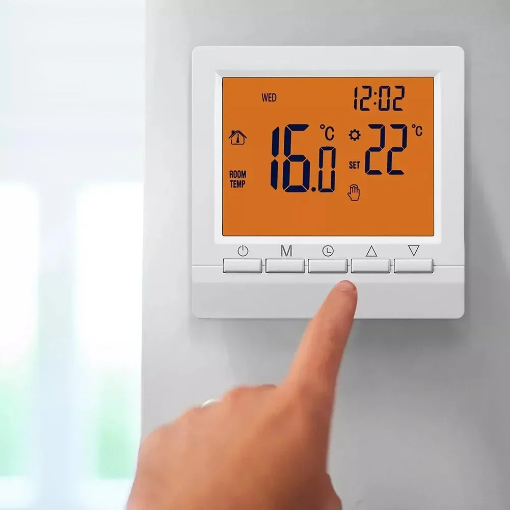 Augenschutz Bildschirm Schlafzimmer LCD-Bildschirm Thermostat programmier barer Thermostat anpassbare Einstellungen Digital anzeige