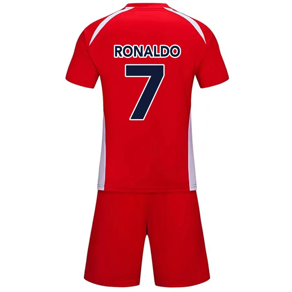 Tuta sportiva per bambini boy girl Football Fans shirt Training wear games Shirt Kids set basket Jersey Kit