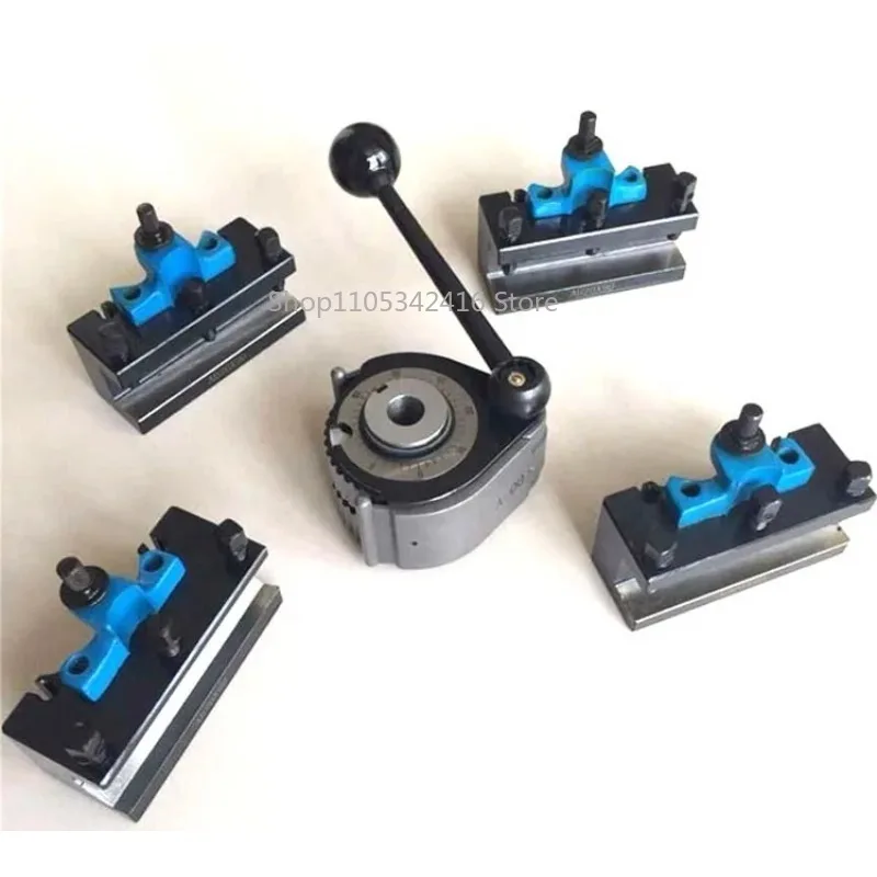 CNC Lathe Turning Tool Holder, 40 Position Quick Change Tool Post for Industrial Lathe Machining Workshop Processing Tools
