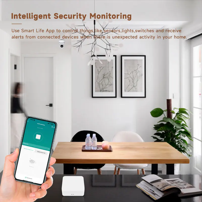 Tuya Wifi Smart Wireless Gateway Bluetooth Hub Multi-Mode Smart Life App drahtlose Fernbedienung funktioniert mit Alexa Home