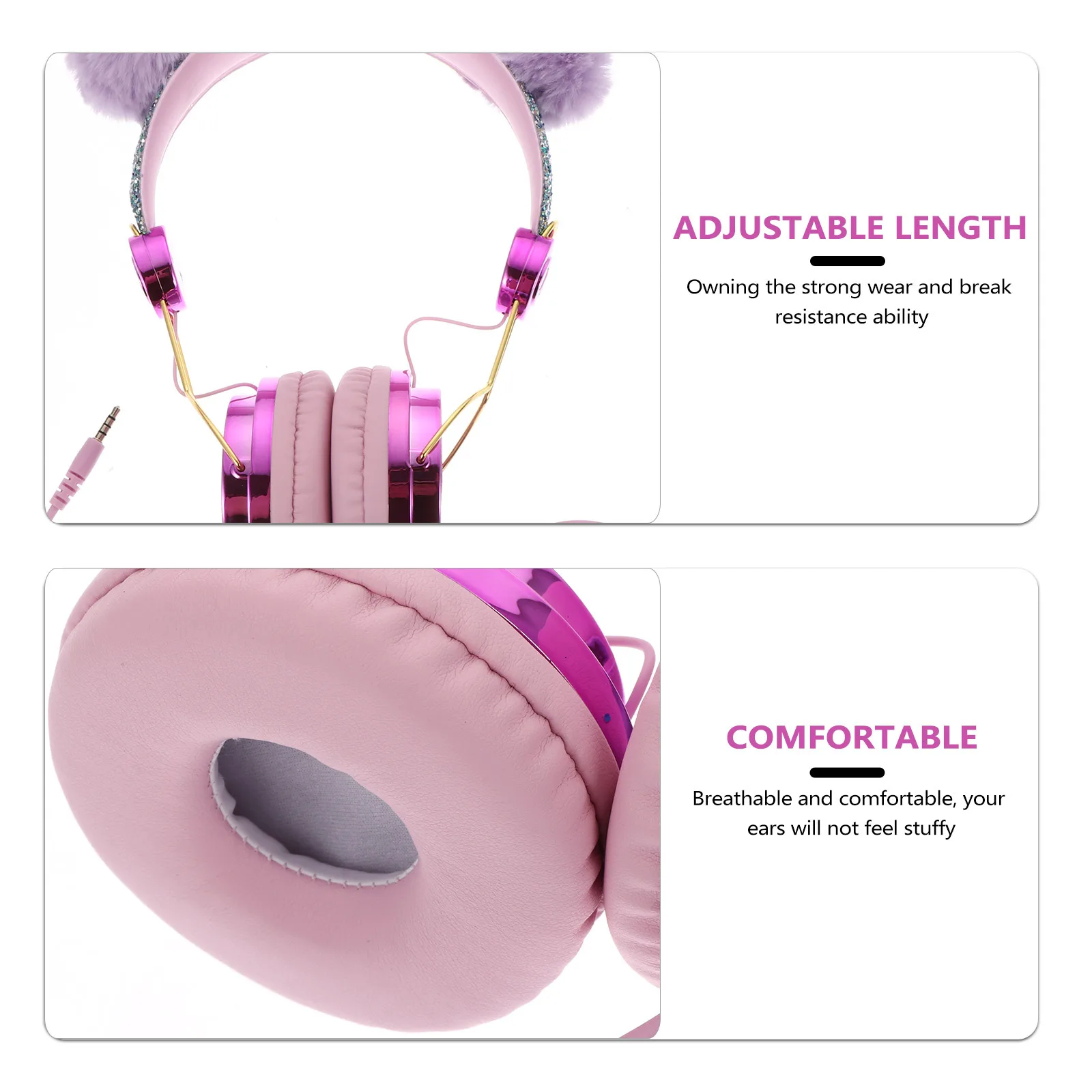 

Children Headset Premium Durable Lightweight Comfortable Design Volume Control For Kids Safe Gaming Earphone Computer