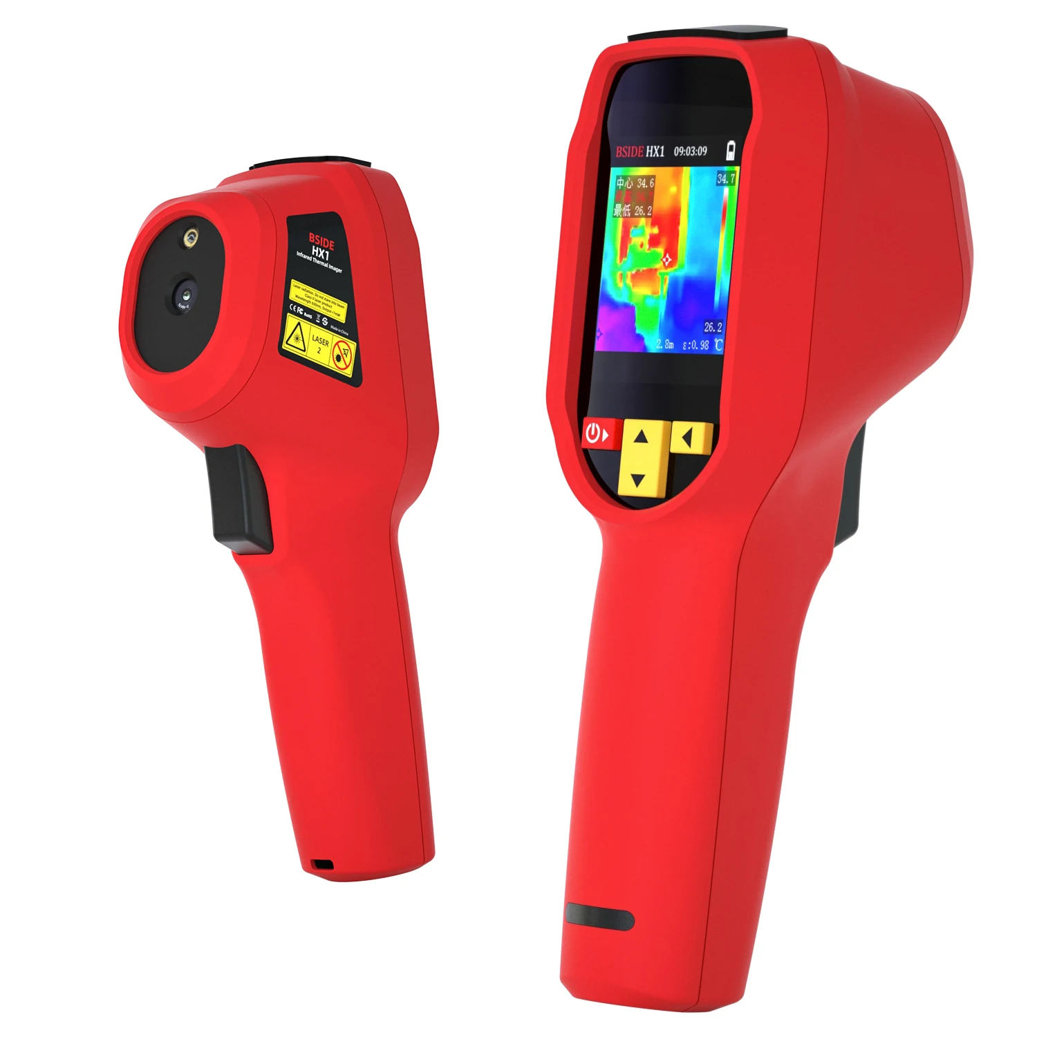 Imagem -05 - Câmera de Imagem Térmica Hx1 Medidor de Temperatura Infravermelho para Reparo Pcb Detecção de Pipeline Industrial 240x240