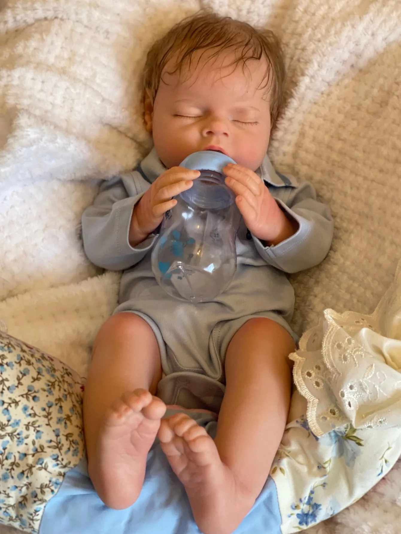 20 Inch Full Body Silicone Girl Bebe Reborn Doll Handmade Lifelike Newborn Baby Doll For Children Birthday Gifts