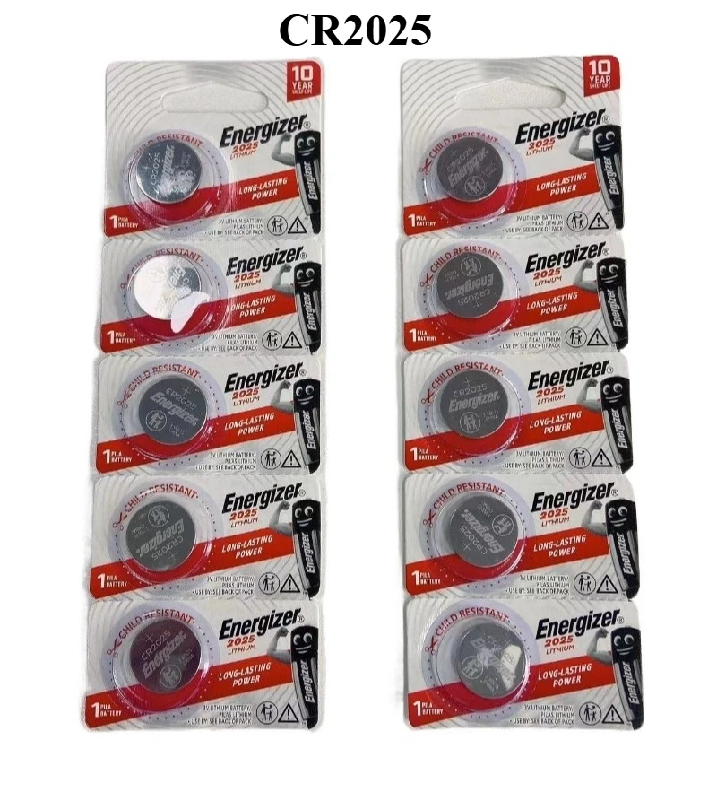 

10-100PCS CR2025 3V Battery CR 2025 Lithium Battery cr2025 DL2025 BR2025 KCR2025 For Remote Control Watch Car Button Coin Cells