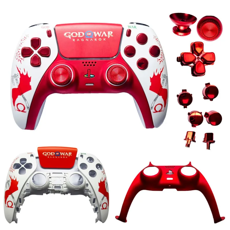 Housing Case Kit For PS5 Controller Shell BDM-10To50 For PS5 God Of War Ragnarok Front Back Cover Touchpad Buttons