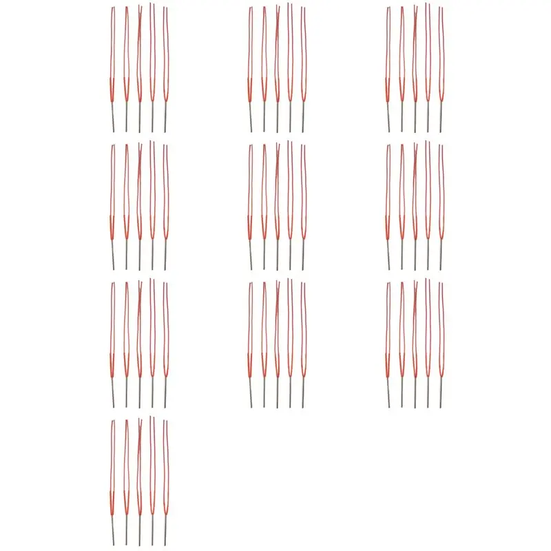 50PCS Electric Cartridge Heater Elements 220V 6Mm Tube Diameter Stainless Steel Tubular Heating Elements Wattage 120W-N37R