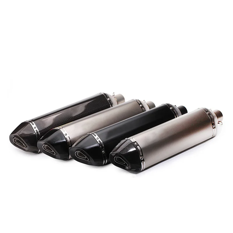 

38-51mm /1.5in-2in Motorcycle Sticker laser Universel Exhaust Muffler For nmax CB400 ER6N GY6 ATV Dirt bike Scooter