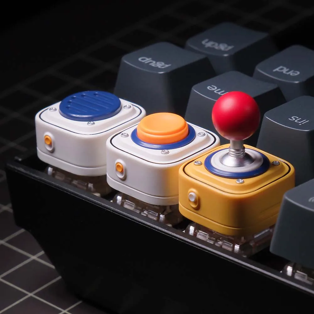

Arcade Game Joystick Keycap Resin Retro Personalized Keyboard Cap Custom Cute Gaming Keycaps for Mechanical Keyboard Accessories