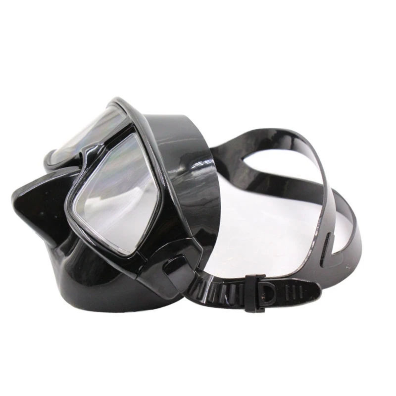 Wide View Snorkel Mask Anti-fog Tempered Glass Diving Mask Practical Snorkel Diving Mask with Adjustable Strap for Adult view 6