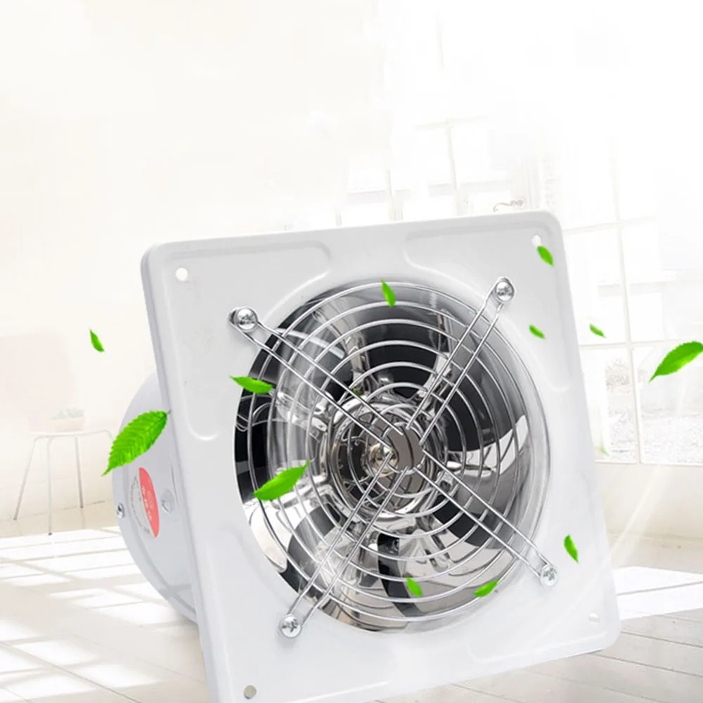 

40W Wall Mounted Exhaust Fan Low Noise Extractor Fan Home Bathroom Kitchen Garage Air Vent Ventilation