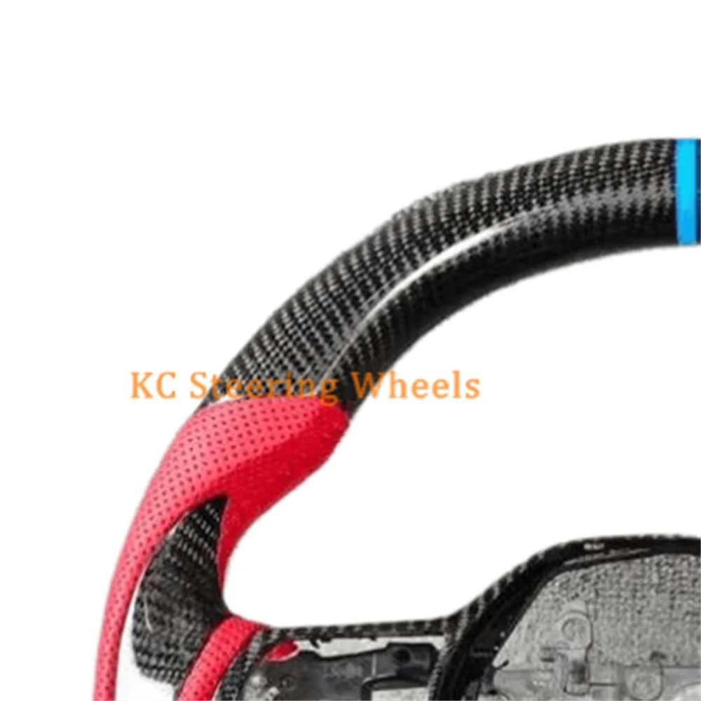 OEM Customized Carbon Fiber red leather Steering Wheel Replacement for 2016 2017 2018 2019 2020 2021 HONDA CIVIC TYPE-R FK8