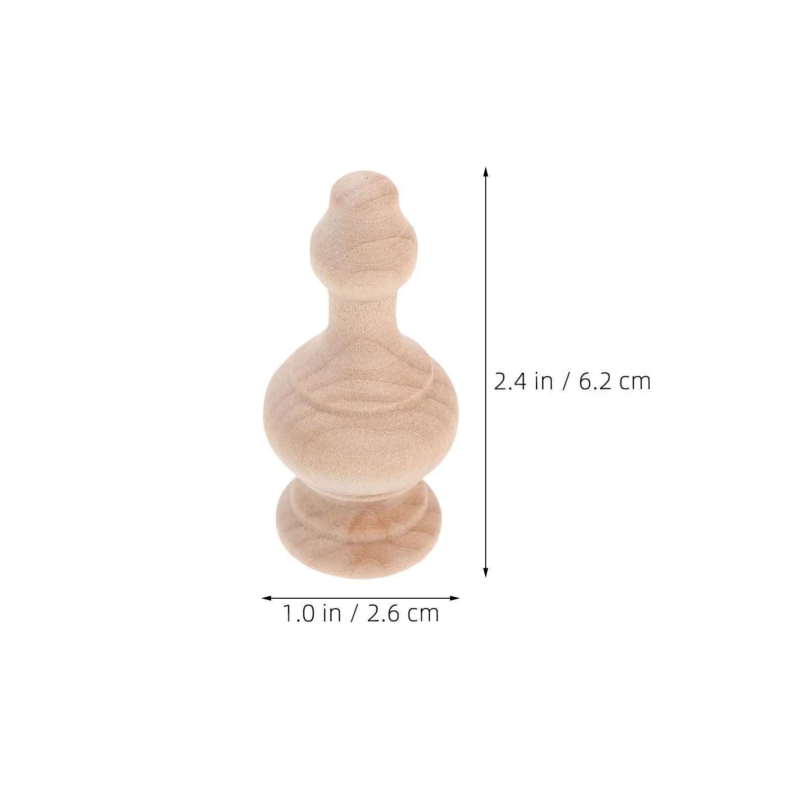 8Pcs Wooden Stair Balusters Indoor Unfinished Decorative Spindles European Carvings for Handrail Staircase Woodworking Supplies