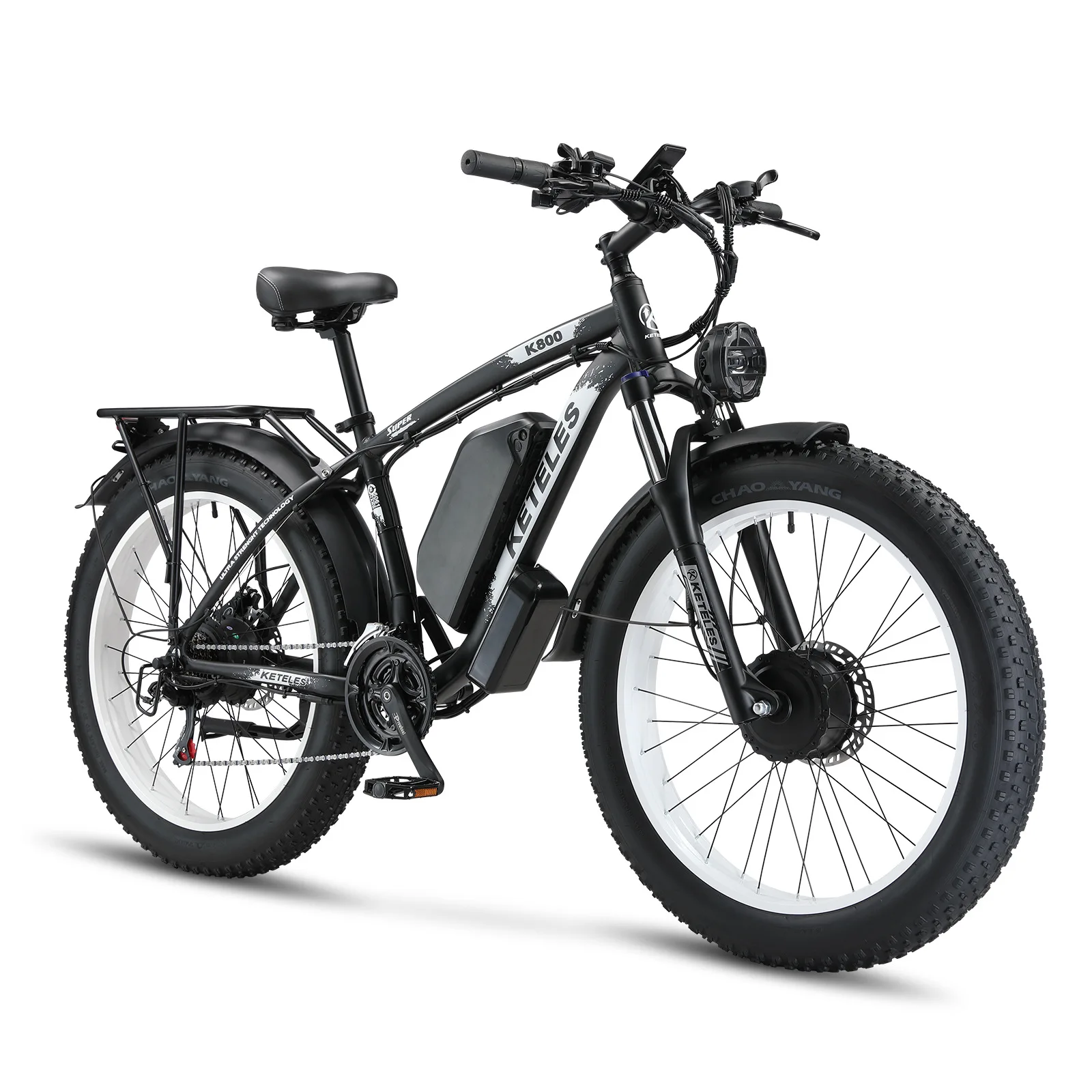 

electric bicycle double-drive 1000W*2 48V23AH Aluminum alloy snowmobile Oil brake